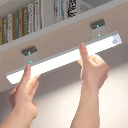 Motion Sensor LED Under Cabinet Lamp Dimmable Rechargeable Night Light