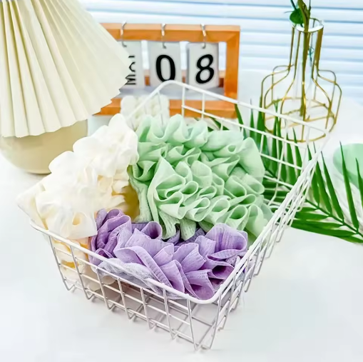 2-In-1 Bath Towel Sponge Double Sided Super Soft Exfoliating Loofah Shower Ball