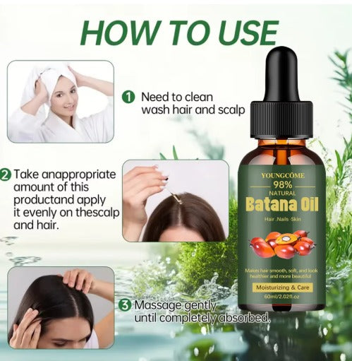 Natural Batana Oil For Hair Growth Pure Batana Oil Hair Shine Strengthen 40ml