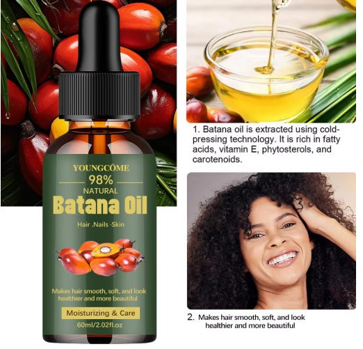 Natural Batana Oil For Hair Growth Pure Batana Oil Hair Shine Strengthen 40ml
