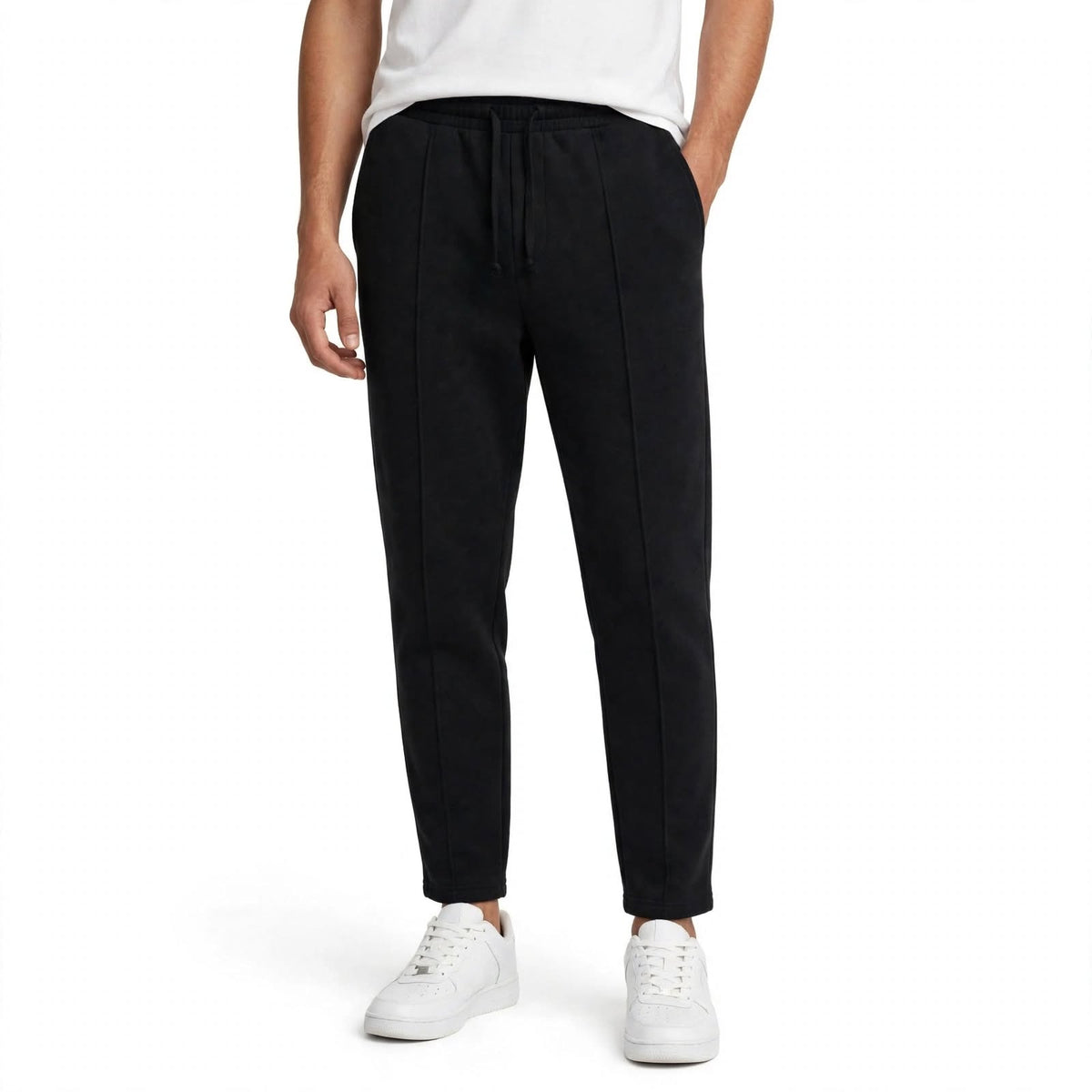 Men's Black Casual Trousers – Classic Style & Everyday Comfort