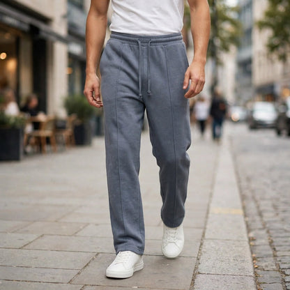 Men's Gray Casual Trousers – Comfortable Everyday Wear