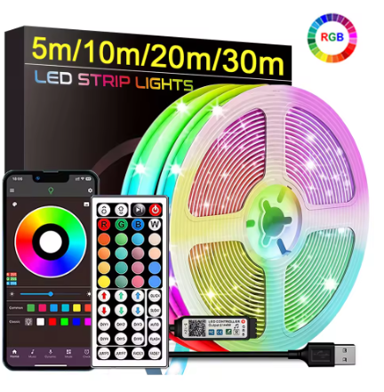 RGB Led Strip Lights Tape for Room Decoration