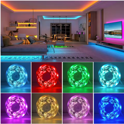 RGB Led Strip Lights Tape for Room Decoration