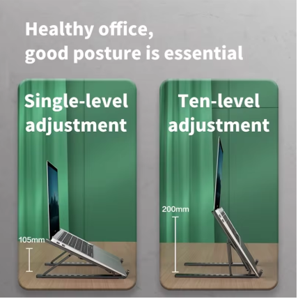 Foldable Laptop Stand Adjustable Portable Notebook Bracket Support