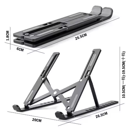 Foldable Laptop Stand Adjustable Portable Notebook Bracket Support