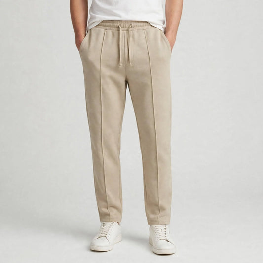 Men's Beige Casual Trousers – Stylish Comfort for Everyday Wear