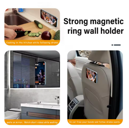 Magnetic Ring Holder For iPhone 14 13 12 Magnet Wall Phone Holder